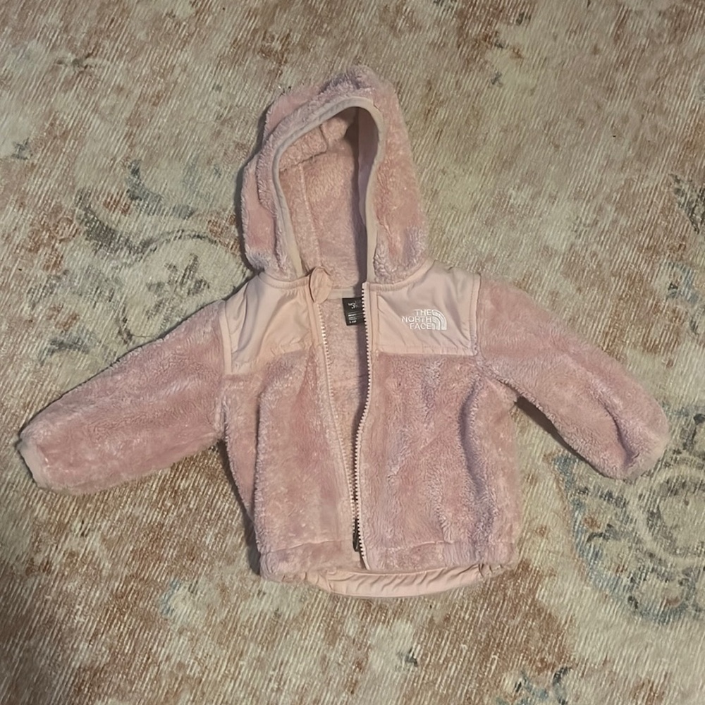 The North Face pink jacket 3-6 months